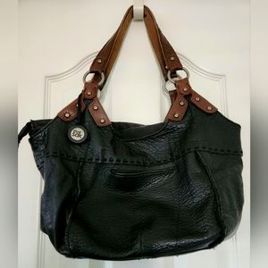 The Sak Black Leather Hobo Bag